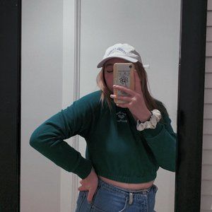 Forever 21 | Olive Green NY Girls Club Graphic Top